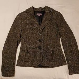 Ann Taylor Blazer Black & White Size 0